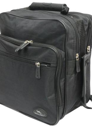 Мужская сумка-барсетка для города wallaby 2437 черный1 фото