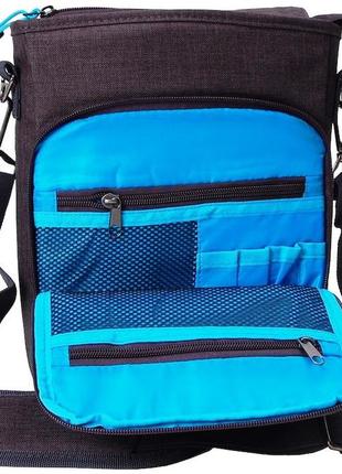 Мужская сумка, планшетка через плечо corvet mm4101-87 серая4 фото
