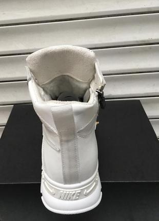 Ботинки зимние nike из натуральной кожи и натурального шерстяного меха.3 фото