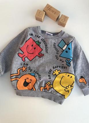 Mr.men littlemiss світшот на флісі свитшот на флисе