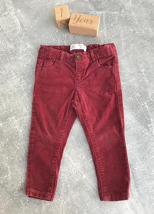 Zara джинси джинсы штаны штани велюрові