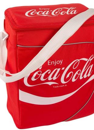 Термосумка, сумка холодильник cola classic 14l coolbag v2021 красная
