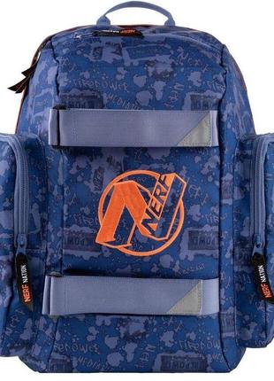 Детский школьный рюкзак 18l nerf kinder rucksack синий2 фото