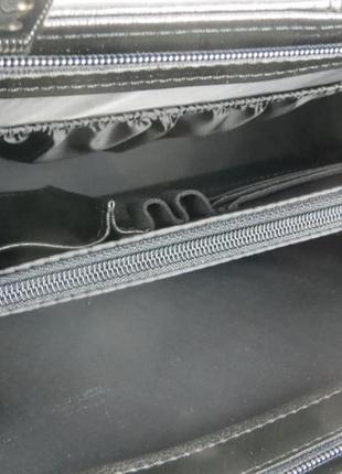Деловой женский портфель из эко кожи jpb te-89 черный9 фото