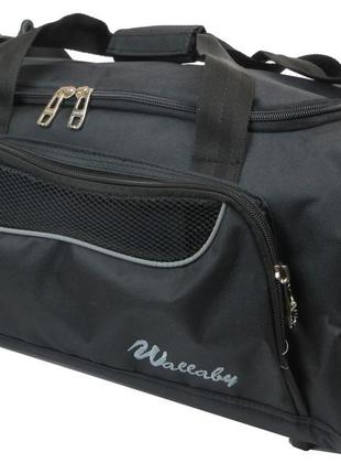 Небольшая спортивная сумка 28 л wallaby 212 черный4 фото