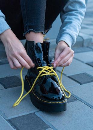 Жіночі ботінки   dr. martens patent jadon женские ботинки мартинсы6 фото