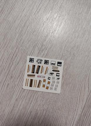 Слайдер, наклейка на водній основі для дизайну декору нігтів