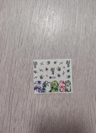 Слайдер, наклейка на водній основі для дизайну декору нігтів