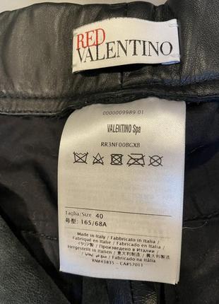 Шкіряні штани valentino5 фото