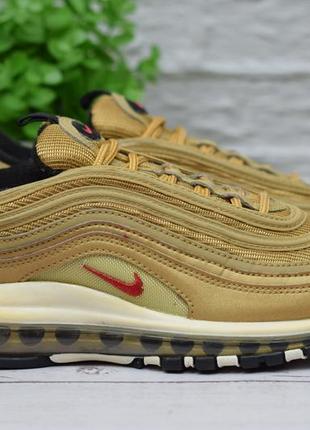 38 размер. золотистые рефлективные кроссовки nike air max 97 og qs. оригинал