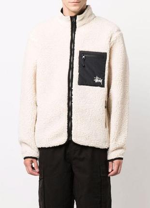 Шиншиловая куртка stussy