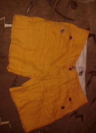 Шорты льняные s