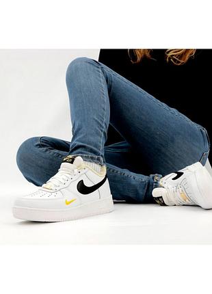 ❄️жіночі зимові кросівки кеди nike air force 1 білі зима найк ❄️