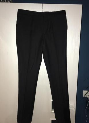 Шикарні брендові брюки h&m wool 100% вовна 33r 48