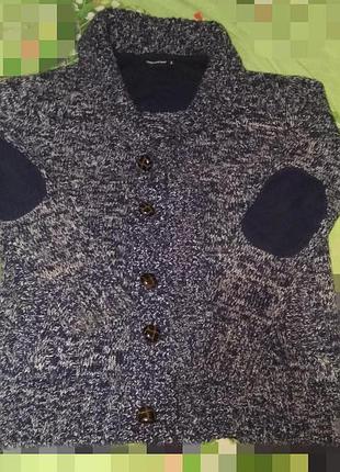 Мужской вязаный кардиган , размер м