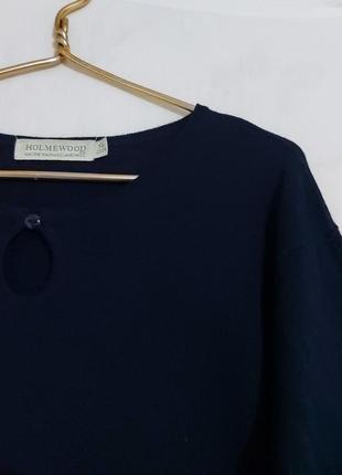 Шерстяной вязаный свитер holmewood 100%- шерсть 54/523 фото