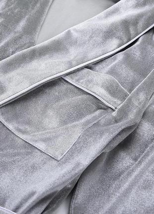 Велюрова піжама, домашній костюм, оксамитовий костюм6 фото