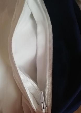 Куртка ветровка чоловіча спортивна біла з синім le coq sportif на молнії7 фото