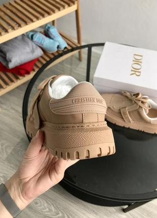 Жіночі кросівки  dior-id beige женские кроссовки