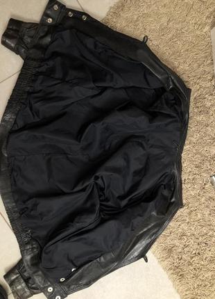 Черная гранжевая куртка косуха бомбер👌🏻❤️7 фото
