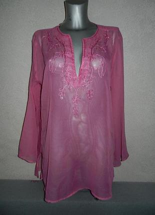 18/52/xl atmosphere розовая пляжная туника платье парео новая