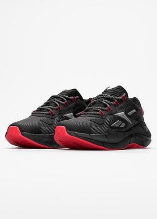 Мужские кроссовки reebok zig kinetica ii concept 1 black red