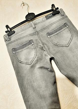 Mayoral испания стильные джинсы серые на мальчика парня 13-16 лет стрейч-котон слимы8 фото