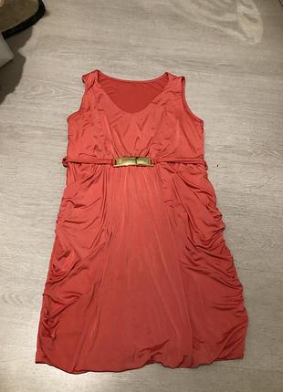 Сукня жіноча коралова