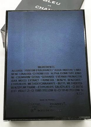 Bleu de chanel 100ml блю де шанель мужские духи стойкие шлейфовые7 фото