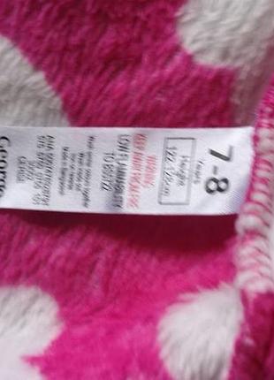 Флисовый халат george на 7-8 лет 3