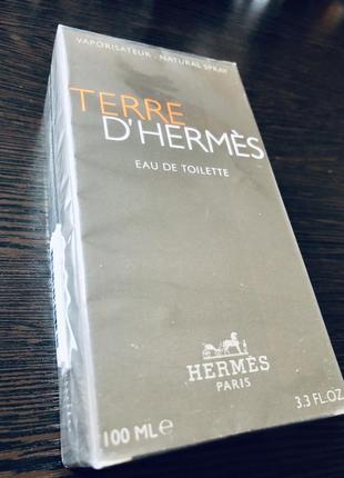 Уценка terre d’hermes 100ml терре гермес эрме терра мужские духи очень стойкие