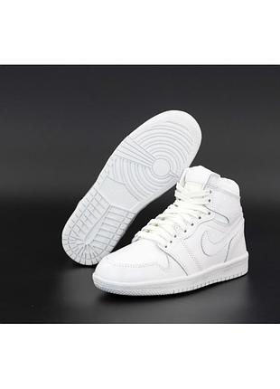 ❄️❤️жіночі кросівки кеди nike air jordan 1 retro high найк зима дитячі чоловічі❤️❄️
