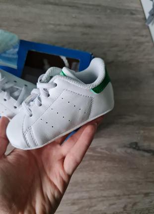 Пинетки кеды детские adidas stan smith grib b24101 оригинал4 фото