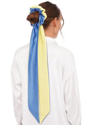 Лента твилли + резинка, шарфик-галстук, шарф-лента my scarf, колекция украина1 фото