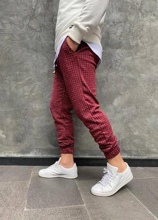 Мужские красные штаны чоловічі червоні штани