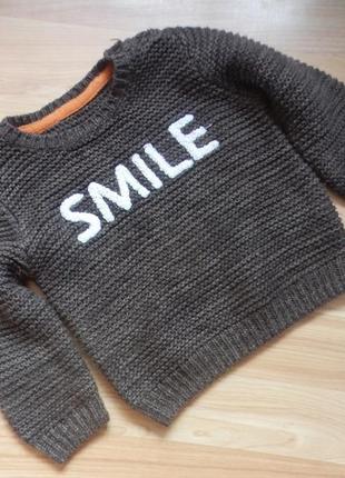 Фірмовий светр nut mag малюкові 6-9 місяців стан відмінний