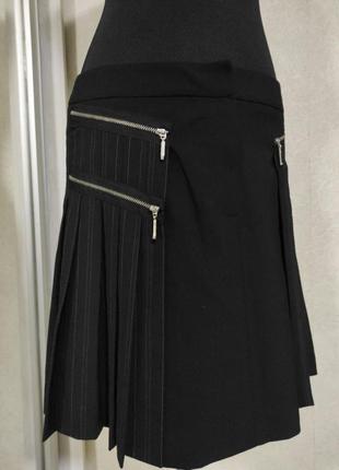 Дизайнерська спідничку в складки плісе юбку alain manoukian2 фото