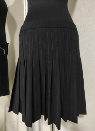 Дизайнерська спідничку в складки плісе юбку alain manoukian3 фото