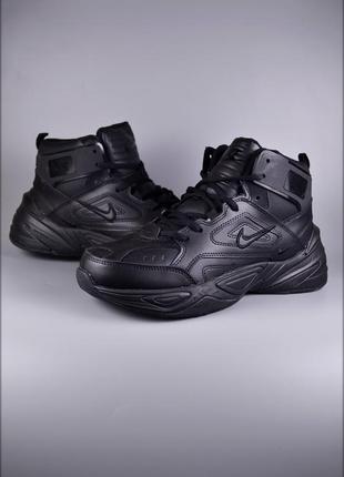 Мужские зимние кроссовки nike m2k ultra black
