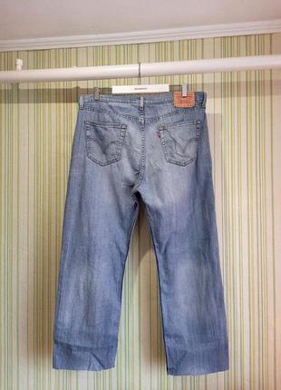 Мужские светлые джинсы levis 751 широкие, оригинал на осень (wrangler,diesel)