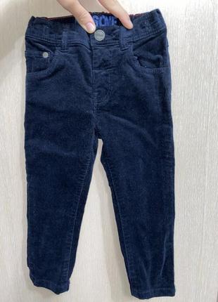 Вельветові штани next 12-18 міс