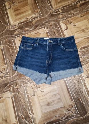 Джинсовые шорты zara. 2