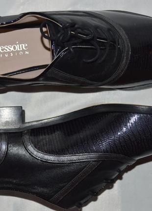 Туфли броги черевики кожа accessoire размер 41, туфлі шкіра2 фото