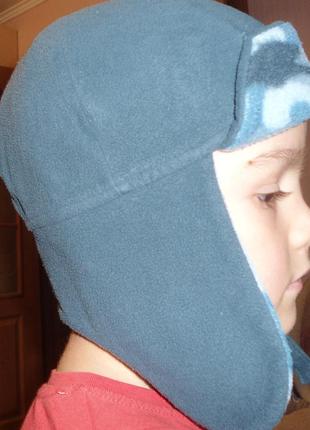 Новая теплая флисовая шапка ушанка peter storm, 7-10 лет, оригинал5 фото