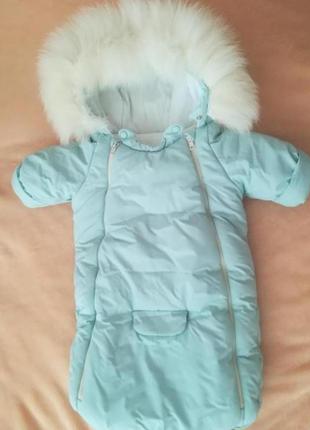 Зимовий конверт з натуральним хутром