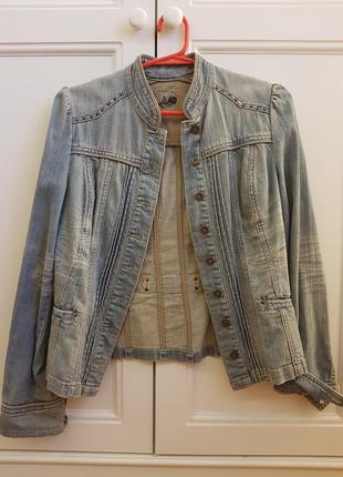 Джинсовый пиджак promod р. s