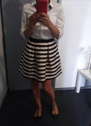 Полосатая юбка h&m