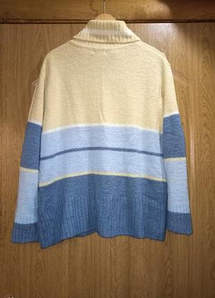 Мягкий теплый свитер с горловиной,54-58ращм.joy.,2 фото