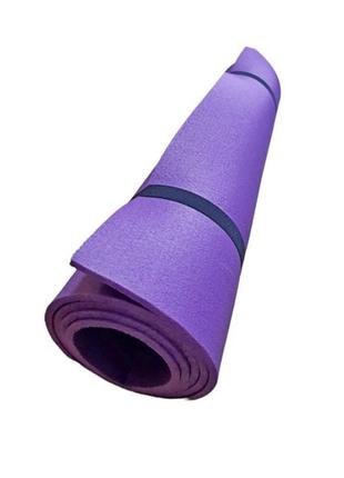 Фітнес килимок каремат junior violet 1500*600*5 мм