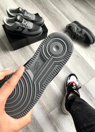Кросівки nike air force 1 black-grey 9